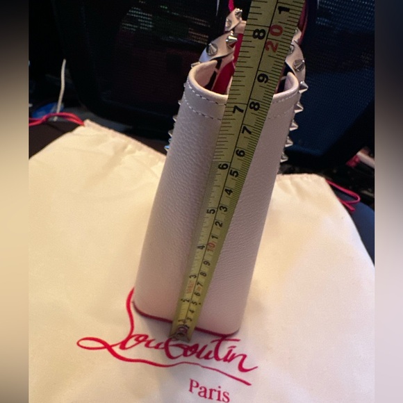 Christian Louboutin Beige Tote with Studded Handles - Picture 13 of 13